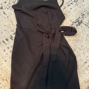 Black with bow on the size dress